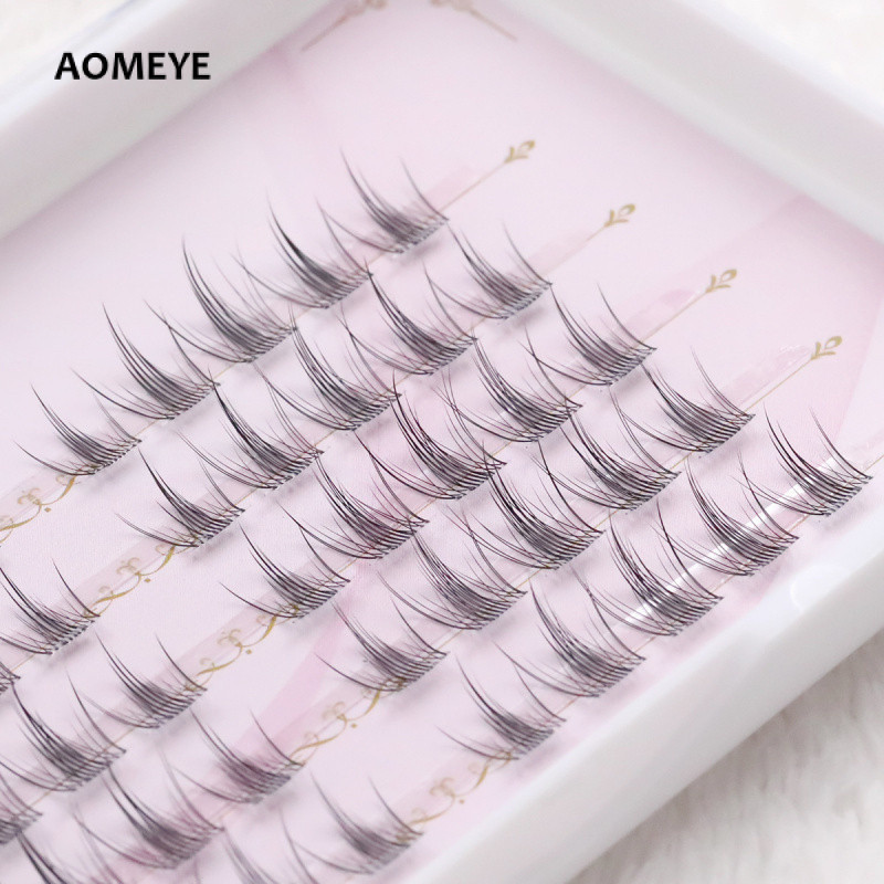 Lông mi giả tự nhiên thực tế Manga Nhật Bản, lông mi giả đuôi cá Barbie, lông mi Manga hoa hướng dươ