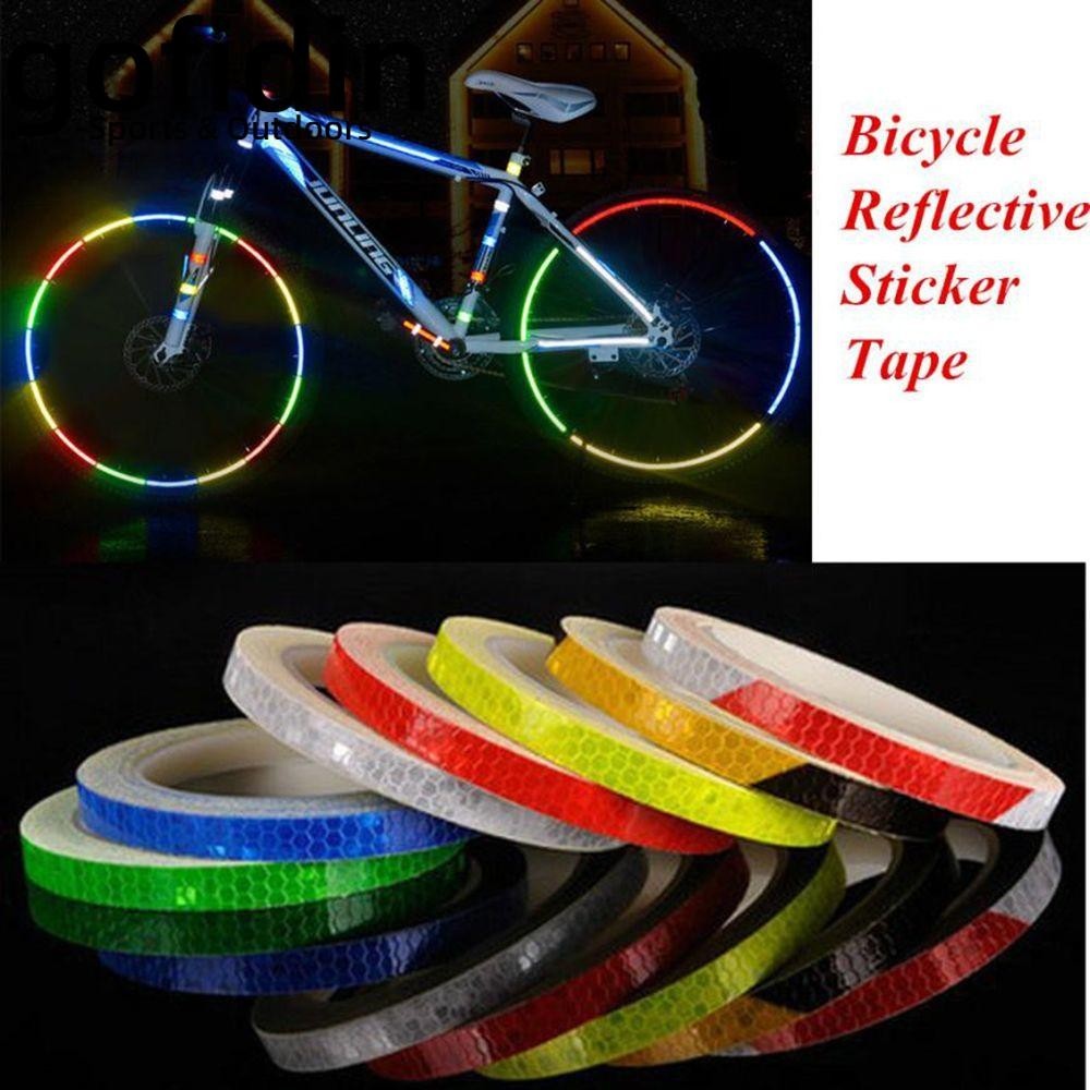 gofidin băng dính phản quang 1cm*8m dùng để trang trí xe đạp / xe máy / ô tô