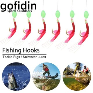 Gofidin mồi câu cá nước mặn có móc xoay được