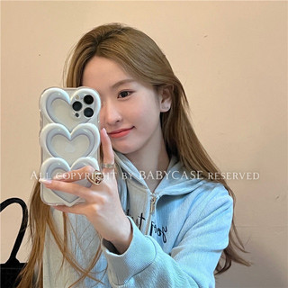 Babycase Ốp Điện Thoại Tình Yêu Bầu Trời Ngọt Ngào Và Nhẹ Nhàng Hàn Quốc Thích Hợp Cho Apple 11 / 12 / 13 / 14 / 15 / pro / max / promax / plus Vỏ Bảo Vệ Cao Cấp