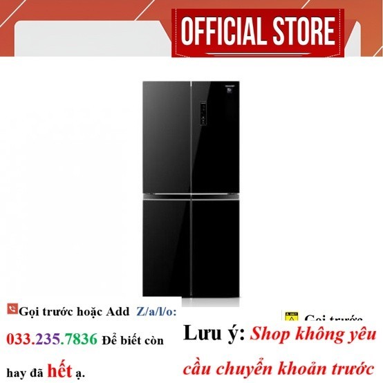 Tủ lạnh Sharp Inverter 401L SJ-FXP480VG-BK <SAle>