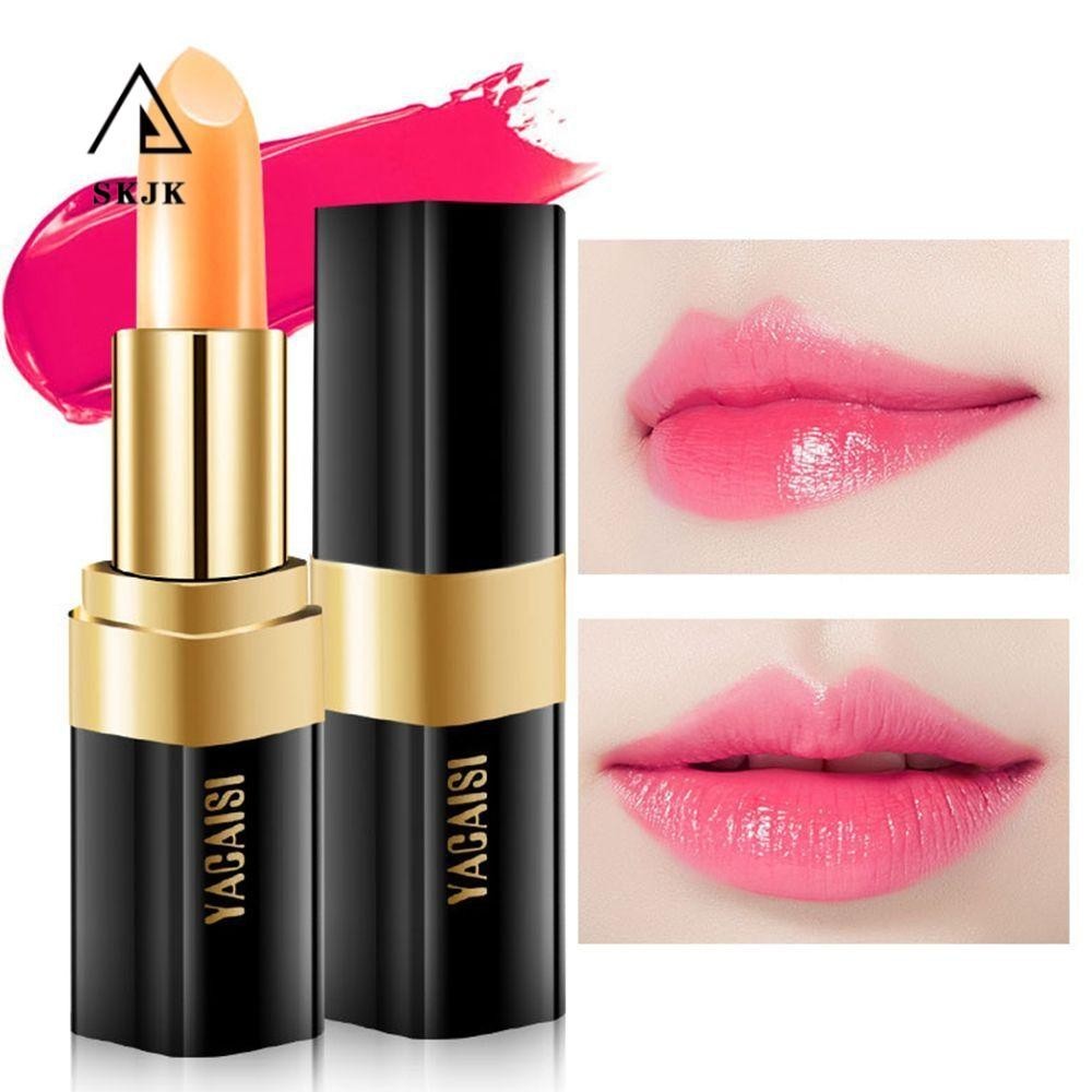 Skjk Lip Balm Lips Magic Color Lasting Long Change Kem dưỡng ẩm chống thấm nước