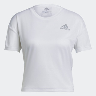 Adidas Chạy Áo thun Fast Primeblue Nữ trắng H32236