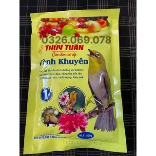 Cám thuý tuấn vành khuyên số 1 cao cấp gói 200g
