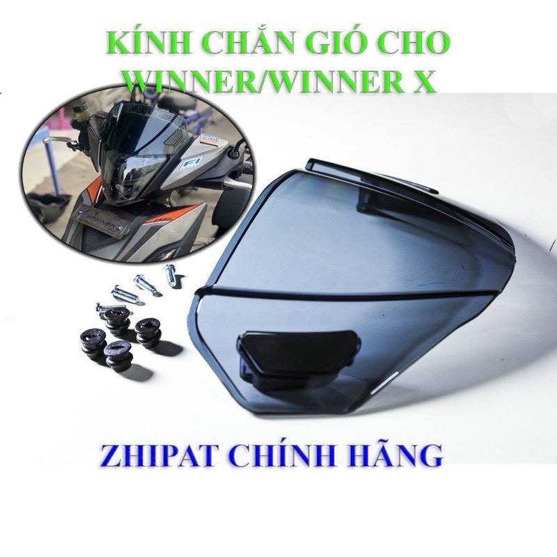 Kính Chắn Gió Zhipat Chính Hãng Gắn Wave/winer/Exciter/Vision/Sirius
