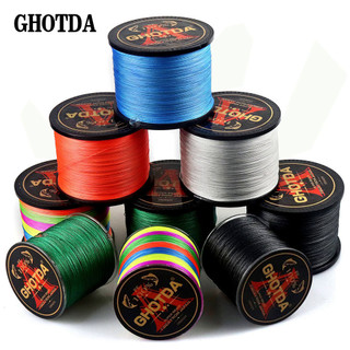 Ghotda 8 dây dây câu cá bím 500 / 300 / 100 mét 0.8 -12.0 dây cá nước mặn pe 0,14-0,70 mm dây câu cá bện tali mancing