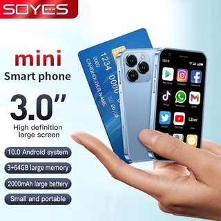 Mới SOYES XS15 Android 11.0 6GB+128GB 3.0 inch Màn hình mini 2SIM 4G Pin 3000mAh Hỗ trợ công nghệ sạc nhanh