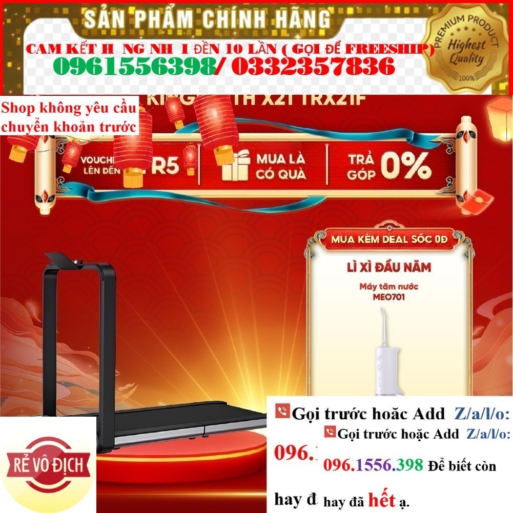 Máy Chạy Bộ Thông Minh Kingsmith X21 Bản Quốc Tế (WalkingPad Treadmill X21) - TRX21F -bona prezo