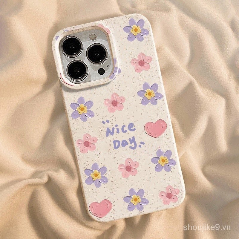 Vỏ lúa mì hoa nhỏ đầy màu sắc thích hợp cho vỏ Apple15phone14promax / 13 / 11 / xs / xriphone1apple1