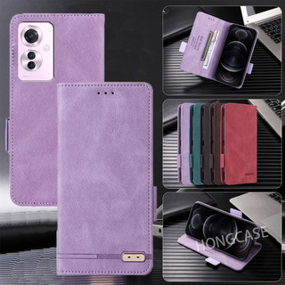  Ốp Lưng Cho Oppo Reno11 F 5G Reno11F Reno 11F 2024 Flip Phone Case Da Khe Cắm Thẻ Ví Giá Đỡ Vỏ Bảo Vệ 