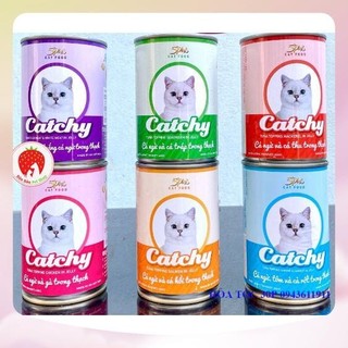 Pate Lon cho mèo Catchy 400g
