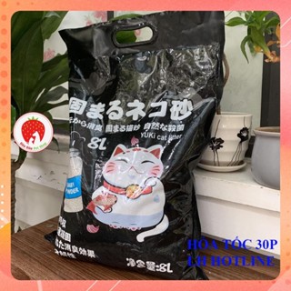 Cát nhật cho mèo Yuki 8L siêu vón siêu khử mùi