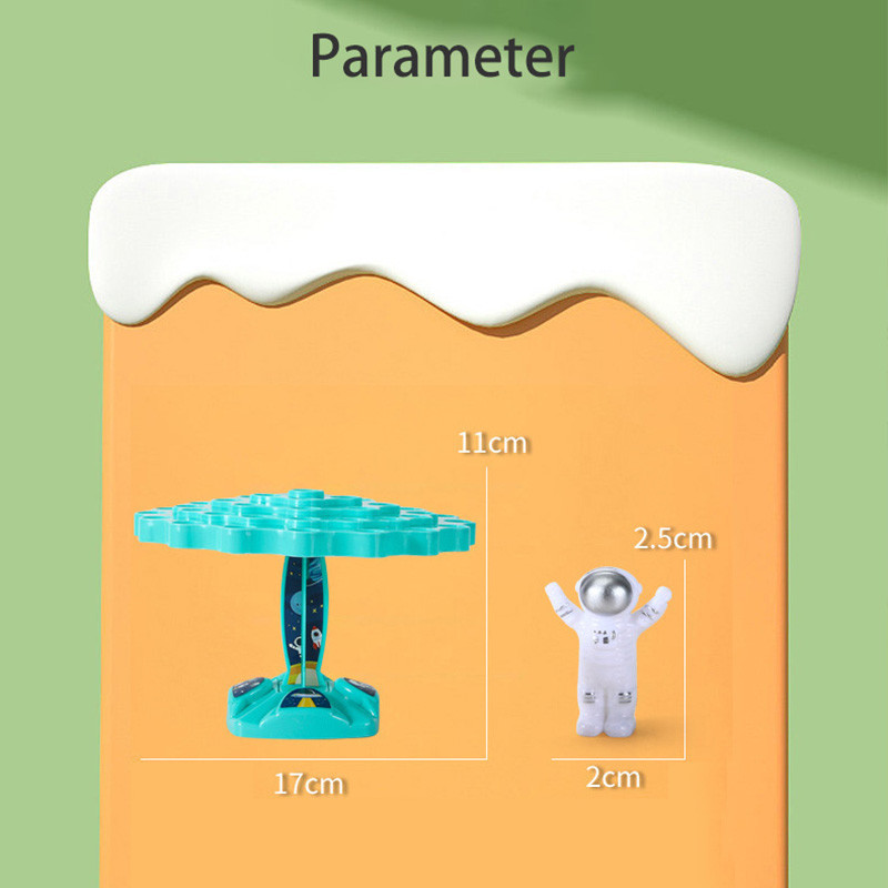 Beibeiyin Đồ chơi trẻ em Cân bằng Phi hành gia Ếch Cân bằng Cây Jenga Xếp hình Giáo dục sớm Trò chơi Máy tính để bàn Trận chiến