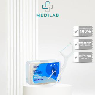 Hộp Tăm Chỉ Nha Khoa 50 Cây DENTAL FLOSSERS Bảo Vệ Răng Miệng