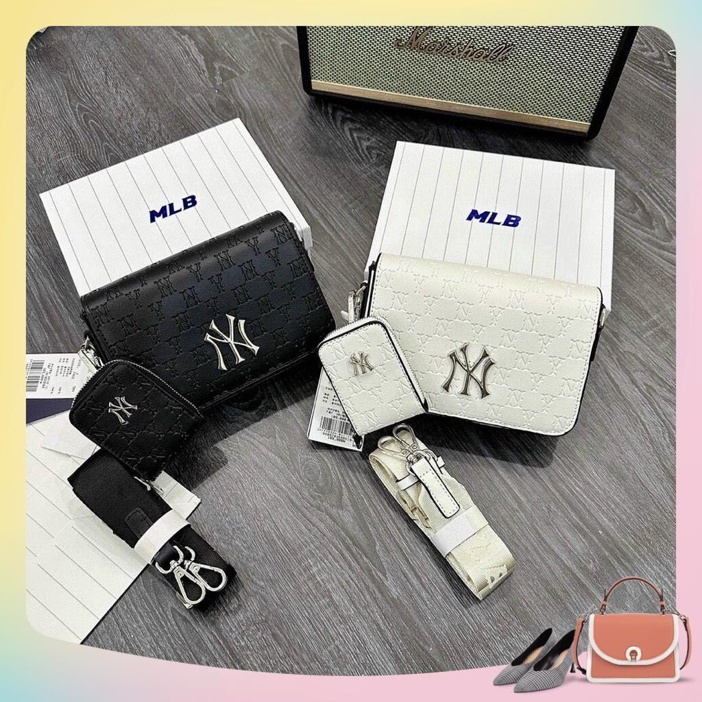 ✅SALE ĐẬM-Túi MLB 2 CHI TIẾT chữ NY dáng vuông đen , trắng  dây đeo bản to size 20 thời trang trẻ 2024 | BigBuy360 - bigbuy360.vn