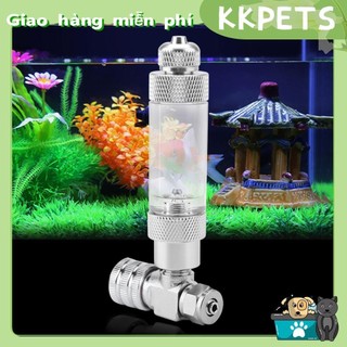 KKPETS Hệ thống bể cá Bộ điều chỉnh CO2 Van kiểm tra kim đếm bong bóng Phụ kiện