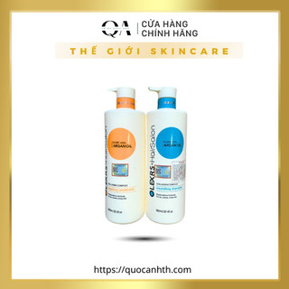 Cặp dầu gội xả Olexrs Argan Oil Collagen Hair Salon cho tóc khô hư tổn