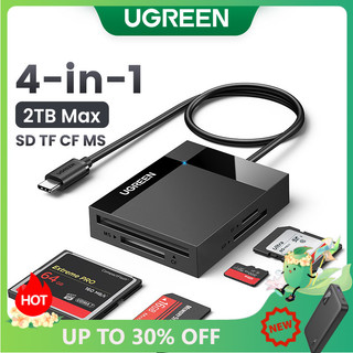 Ugreen Đầu Đọc Thẻ Nhớ SD TF CF MS 4 Trong 1 Cổng USB 3.0 OTG