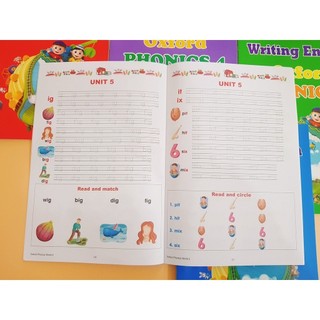 Oxford Phonic World level từ 1-5 lẻ,bộ tuỳ trọn Writing