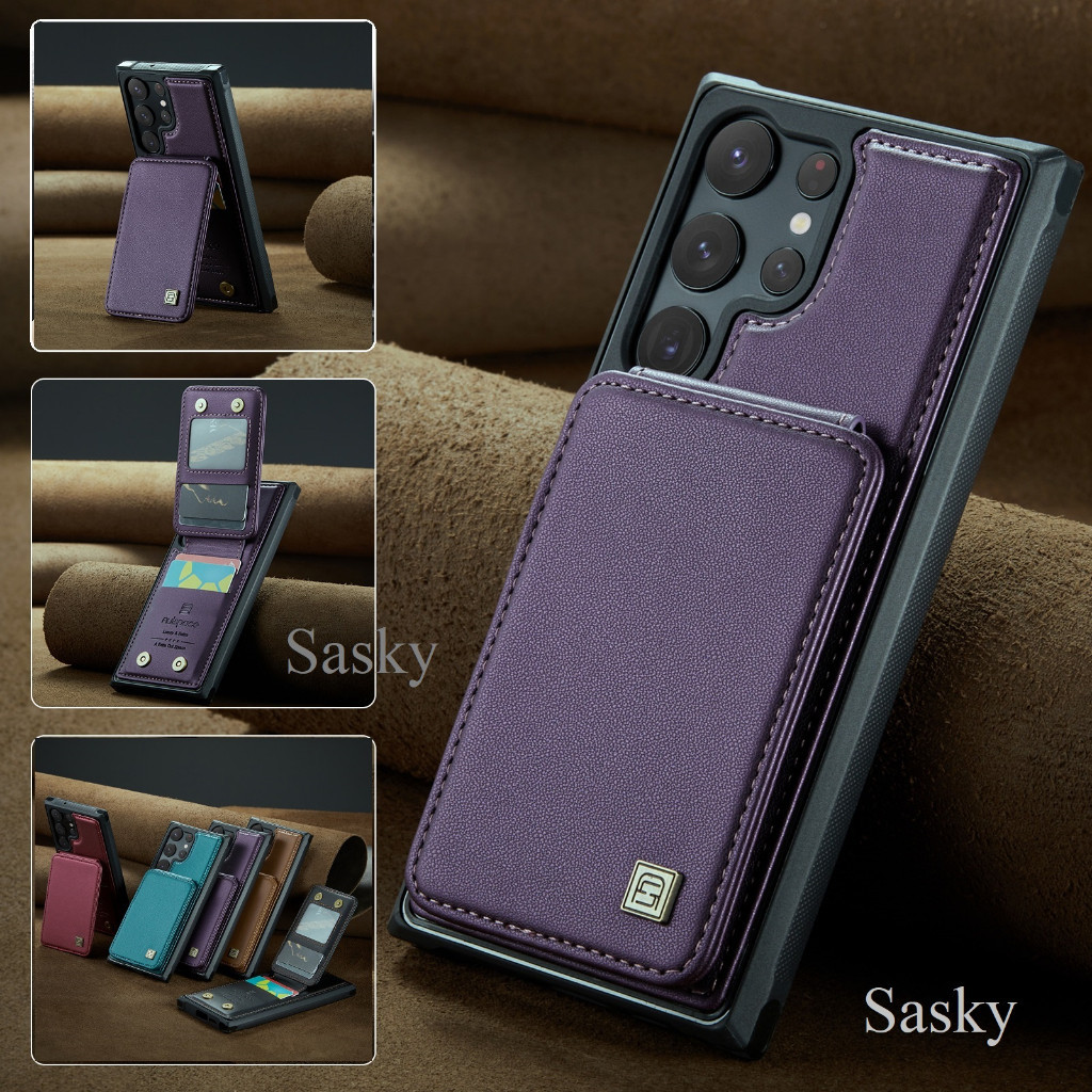 Ốp Lưng RFID Cho Samsung S25 Ultra S25 FE S25 Plus S24 FE S24 Ultra S24 Plus A16 A15 A55 A35 Ví Da V