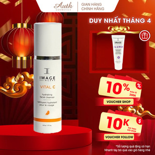 Sữa rửa mặt dưỡng ẩm, trắng da Image VITAL C Hydrating Facial Cleanser 177ml