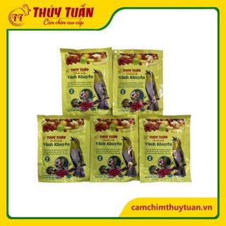 Combo 5 gói cám khuyên Thúy Tuấn số 2 cao cấp 100gr - Cám chim Thúy Tuấn chính hãng