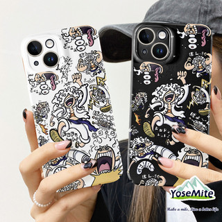 ốp OPPO Thần Mặt Trời Nika Luffy Trường hợp đôi phù hợp  oppo A17 A57 A77 4G A96 A16 A16S A74 A55 A54 4G 5G A33 2020 A52 A72 A92 A15S A15S A31 A12E A3S A9 A5 Ốp Mềm TPU Bóng Chống Sốc Camera Bảo Vệ