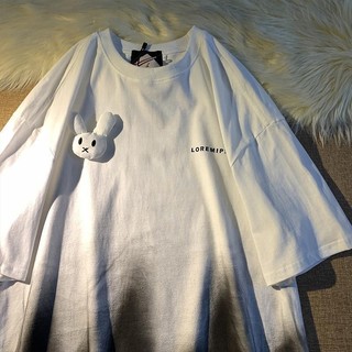 Áo thun nữ cổ tròn Gradient in hình Plus Size