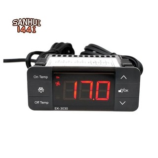 1 Bộ Điều Nhiệt Cảm Biến Lạnh Rã Đông Giữ Nhiệt Cho Lạnh Tủ Đông EK-3030 220V