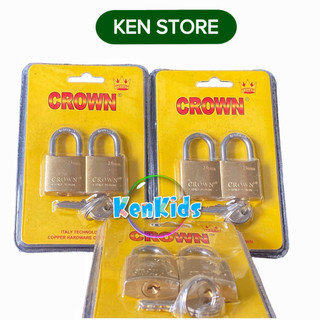 Bộ 2 ổ khóa vali chung chìa tiện lợi , ổ khóa mini khoá tủ túi xách KEN STORE