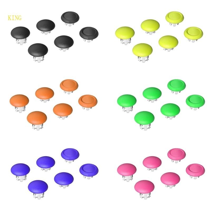 (Giảm giá cao) royalking.vn Gói 6 Cần điều khiển tương tự bằng silicon ThumbstickGrip Caps Thumb Stick Grip Cap Skin cho PS5 Ed