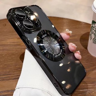 Ốp điện thoại mềm từ tính mạ không dây sang trọng cho Iphone 15 14 13 12 11 Pro Max 14 15Plus
