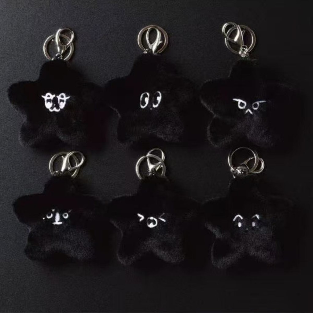 Kpop Idol NCT 127 Đen Starfish Búp bê Key Buckle