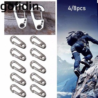 gofidin 4/8 Móc Khóa Chữ D Mini Bằng Hợp Kim Nhôm Chất Lượng Cao