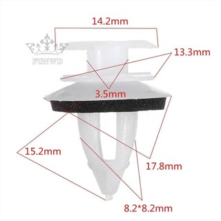 -NEW-Door Panel Clips Trim With Seal Ring 20Pcs Fastener For BMW E34 E36 E38 E39 E46