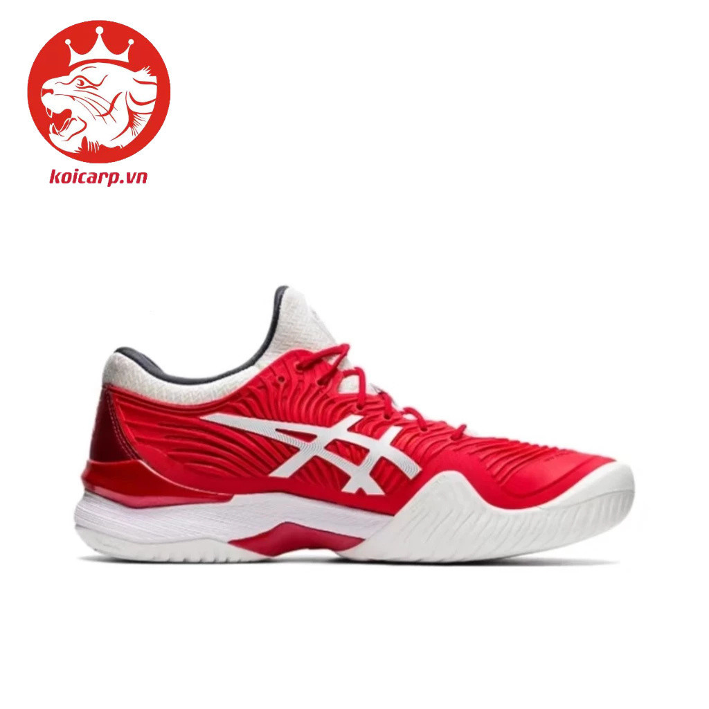 Giày tennis Asics court FF Novatek Djokovic cộng với màu đỏ Trắng)