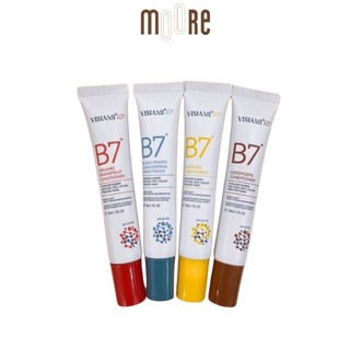 Dầu gội và xả giảm rụng và làm dày tóc biotin visiami rainbow b7 mini 30ml/tuýp