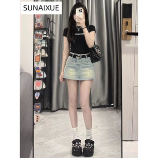 SUNAIXUE váy Chân váy thời trang váy nữ Phong cách hàn quốc Korean Đơn giản WWY2410T5K 5Z240202