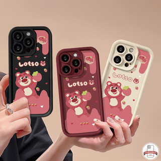 Dành Cho Infinix Tecno Spark Go 2024 Go 2023 10 Pro 20 Smart 8 7 6 5 Hot 40i Camon 20 Pro GT 10 Pro Hot 30 9 20 11 10 Play 10 Lite Note 12 G96 30 Pro Cặp Đôi Dâu Ốp lưng gấu Losto