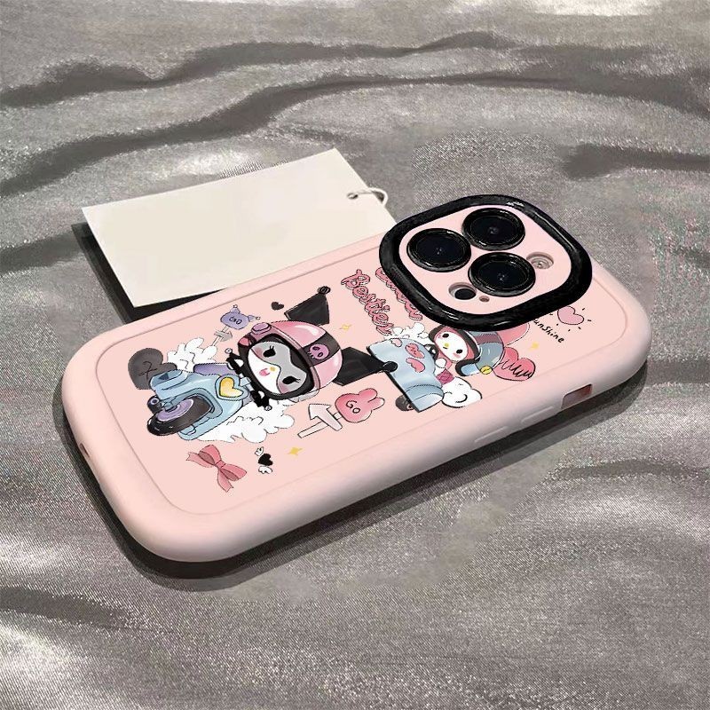 Thích hợp cho IPhone 13 14 15 Pro Max Ins Style Phim hoạt hình dễ thương Kuromi Vỏ điện thoại cho IPhone 11 12 Pro Max X XR XS Max SE 7 Plus 8 Plus IPhone