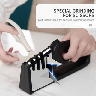 4 in1 Knife Sharpener Kitchen Grinder Diamond Knives For Sharp Scissors Tool