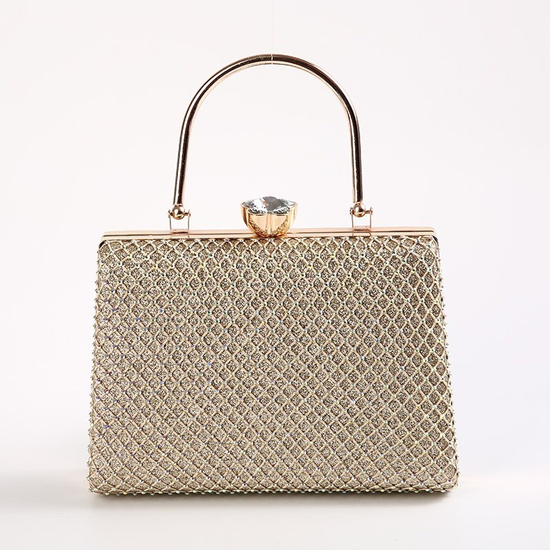 Clutch dự tiệc đính đá cực sang trọng thiết kế kiểu dáng túi xách MPKEN.VN
