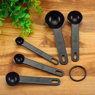5pcs/set Kitchen Measuring Spoon Measuring Cups Multifunctional Measuring Tools Portable Plastic Coffee Sugar Scoop Kitchen Gadgets WE