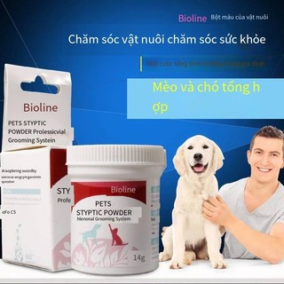 MASTI Pet cầm máu bột mèo và chó làm sạch vết thương móng tay bột sản phẩm vật nuôi