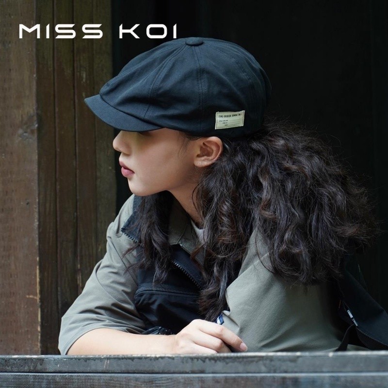 Misskoi  Mũ Beret Phong Cách Retro Nhật Bản Dễ Phối Đồ Cho Nam Và Nữ