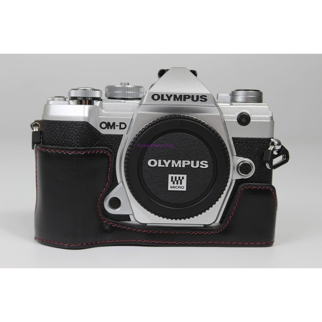 Thích Hợp Cho Olympus EM-5 Mark Iii Túi Máy Ảnh Nửa Bộ Em5 Thế Hệ Thứ Ba 3 Bao Da Đế Em5i Thế Hệ Thứ