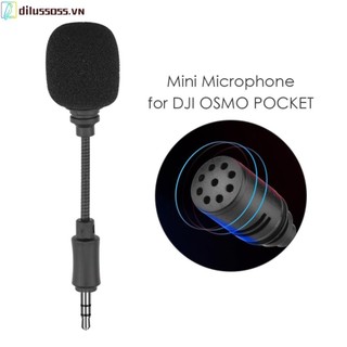 [Dilussoss.vn] Micrô Mini 3,5 mm di động PTZ cho OSMO POCKET / OSMO ACTION