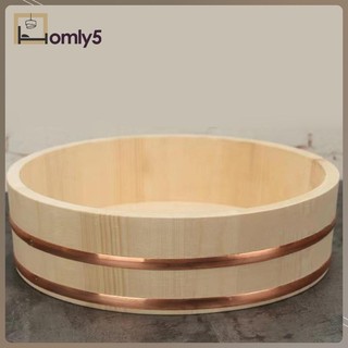 Bát Cơm Sushi Gỗ Cơm Tròn Trộn Xô Cơm Nhật Bản Cho