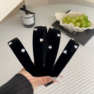 Băng đô buộc tóc nữ nhung đen