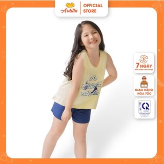 Bộ Quần Áo Ba Lỗ Bé Gái Mặc Nhà ARDILLA Chất Vải Cotton Thoáng Mát, Màu Sắc Tươi Sáng Cho Bé 8-13 Tuổi T91GSS20
